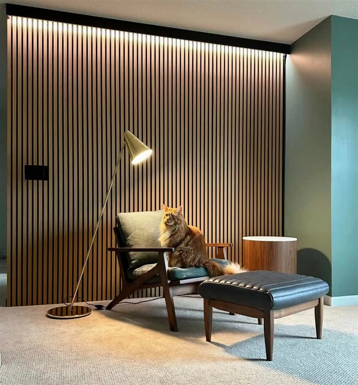 Engineered Walnut Veneer Acoustic Wall Panel suppliers