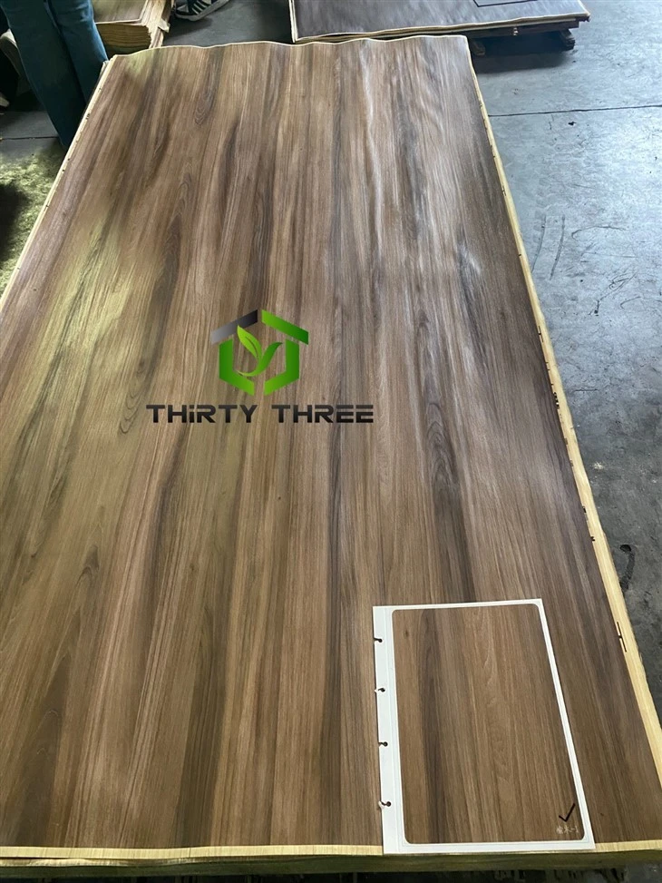Wholesale Laminated Melamine Faced Artificial Poplar Wood Veneer